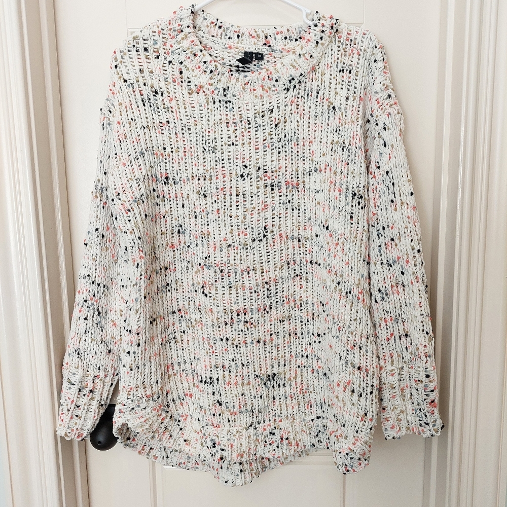 Moon & Madison Confetti Chunky Sweater Medium